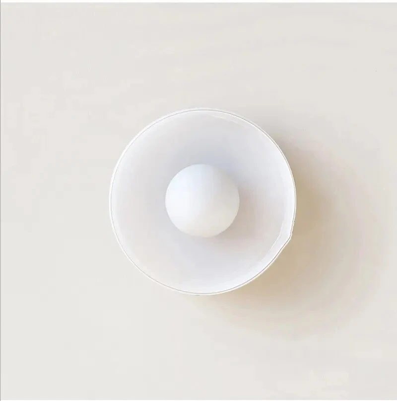 Scandinavian LED ceiling lamp in minimalist Nordic style