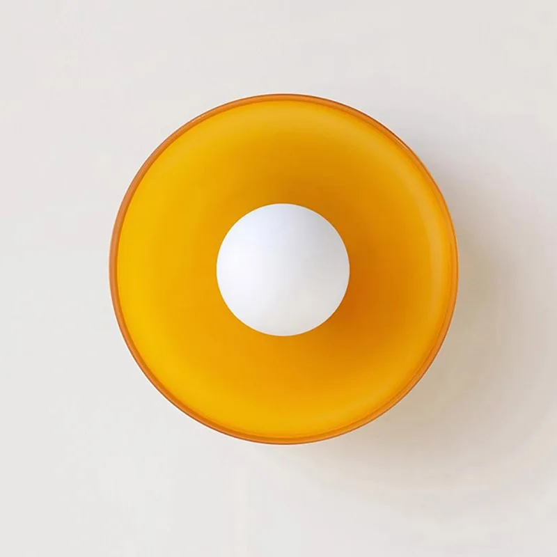 Scandinavian LED ceiling lamp in minimalist Nordic style
