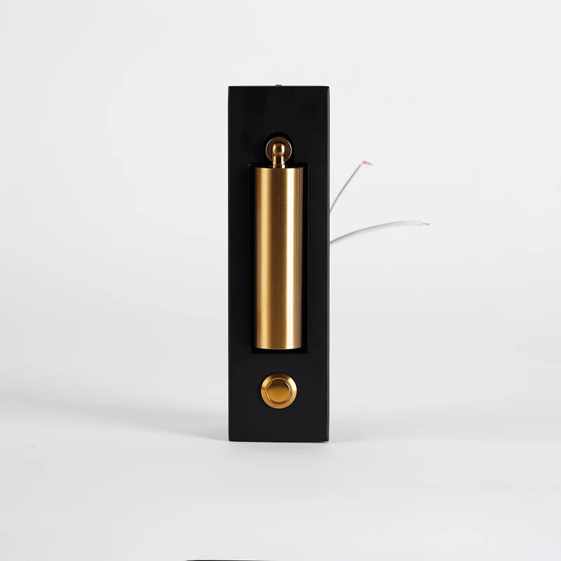 Recessed wall reading light with foldable night lamp