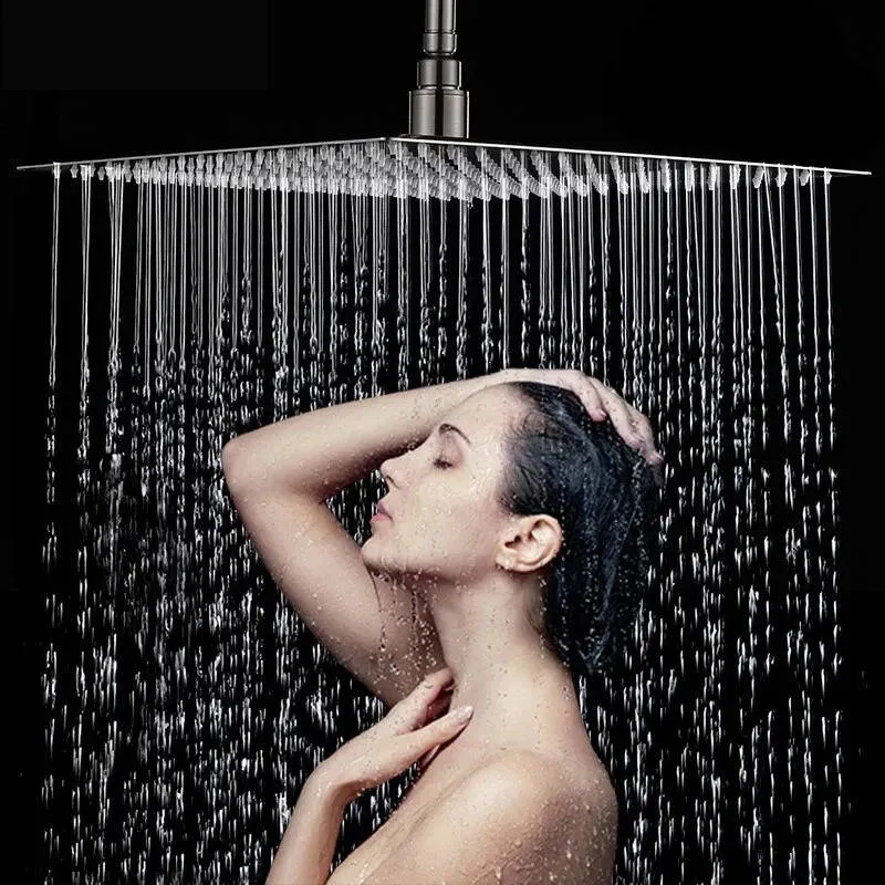 16-inch ceiling rain shower system