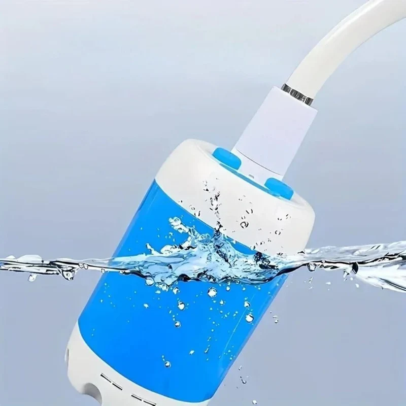 Portable rechargeable camping shower pump system