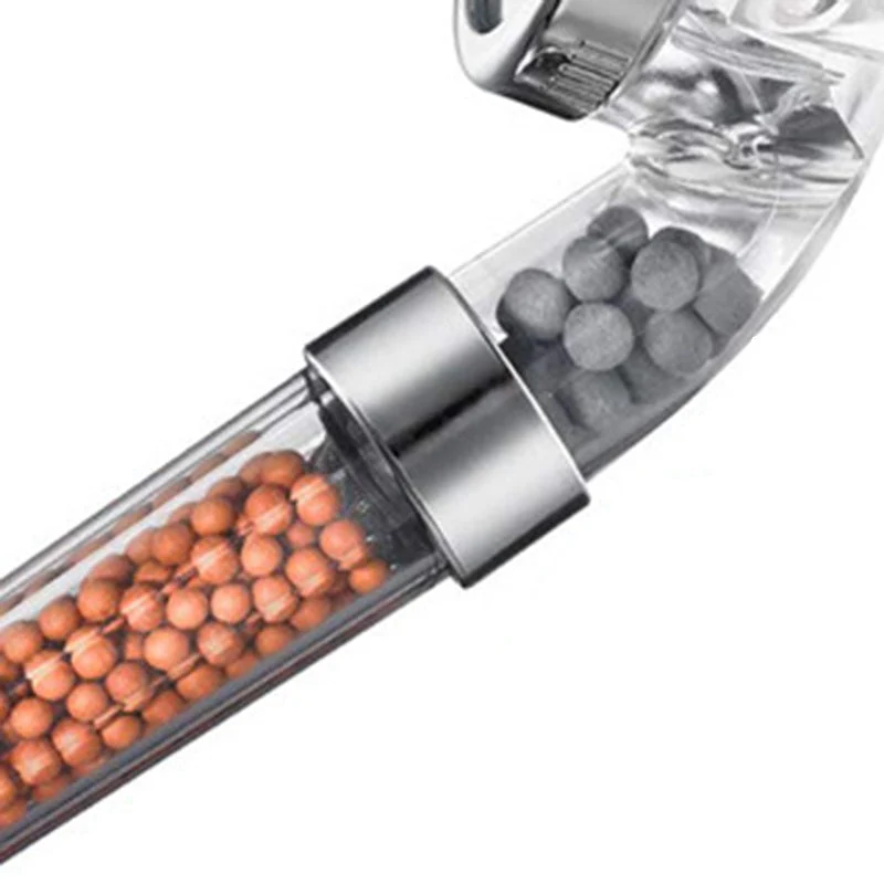 Round shower head with adjustable spray modes