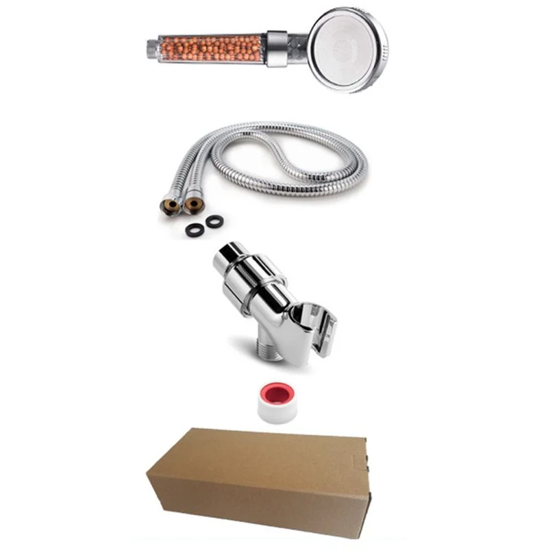 Round shower head with adjustable spray modes