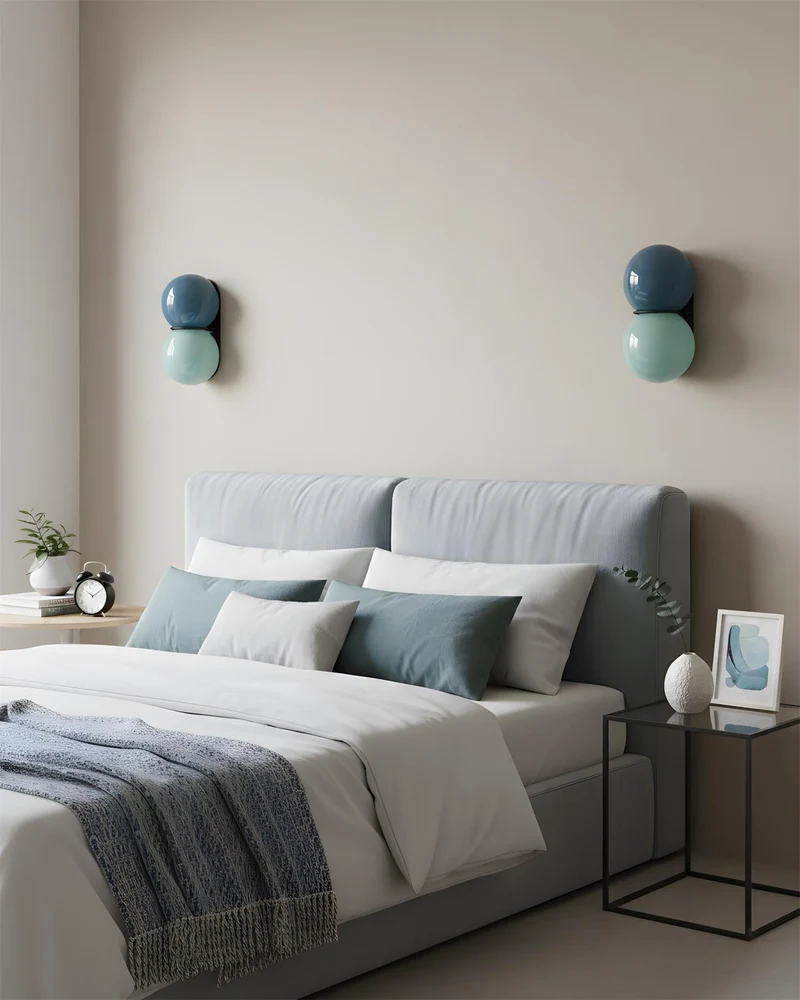 Modern double sconce wall lamp
