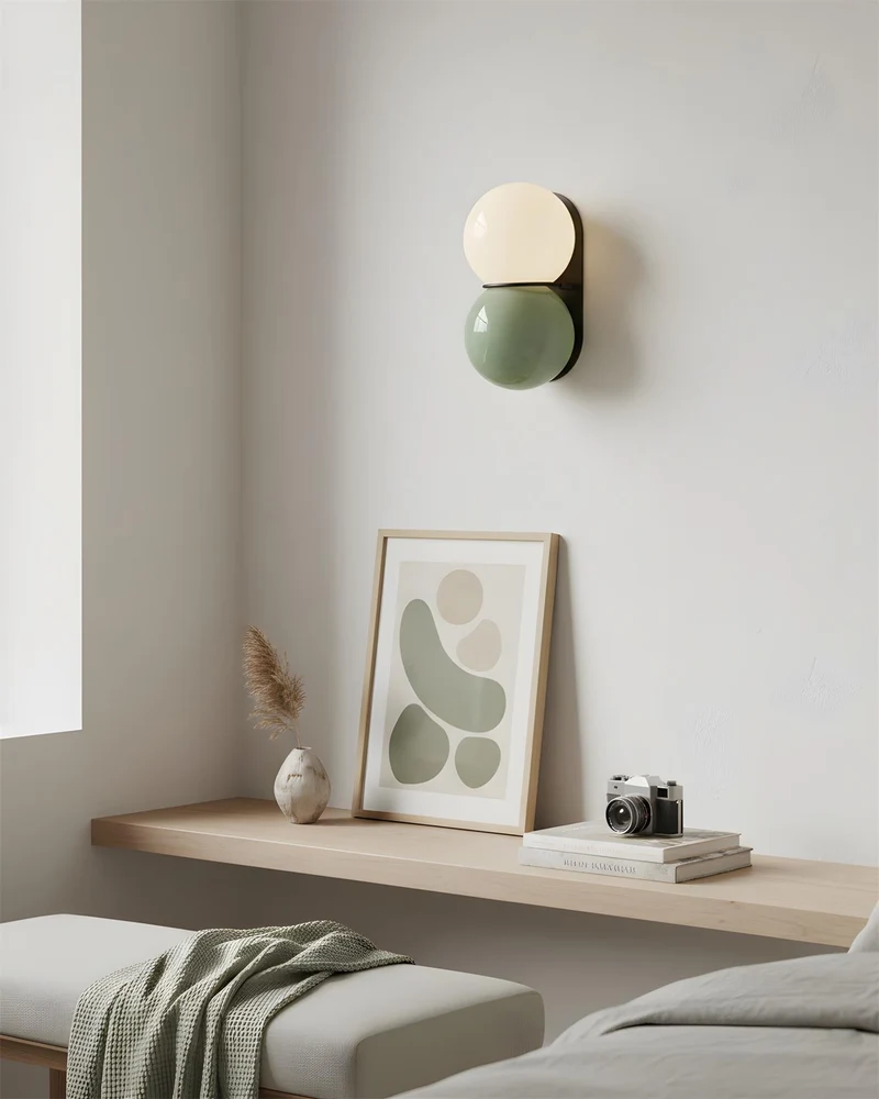 Modern double sconce wall lamp