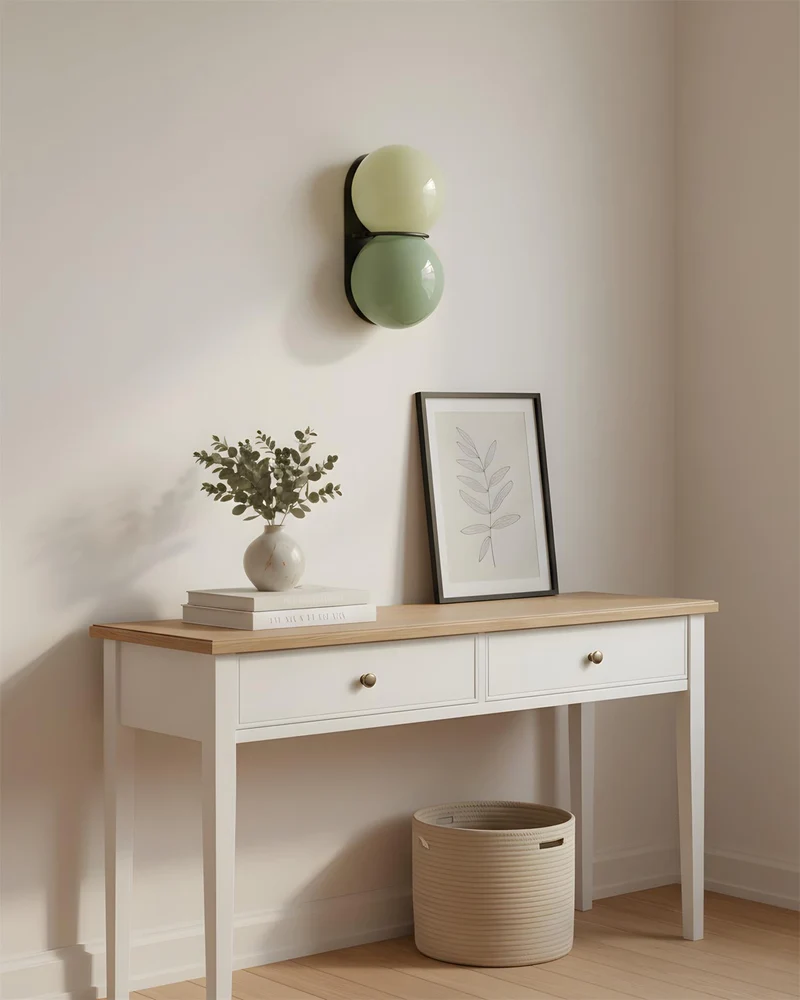 Modern double sconce wall lamp