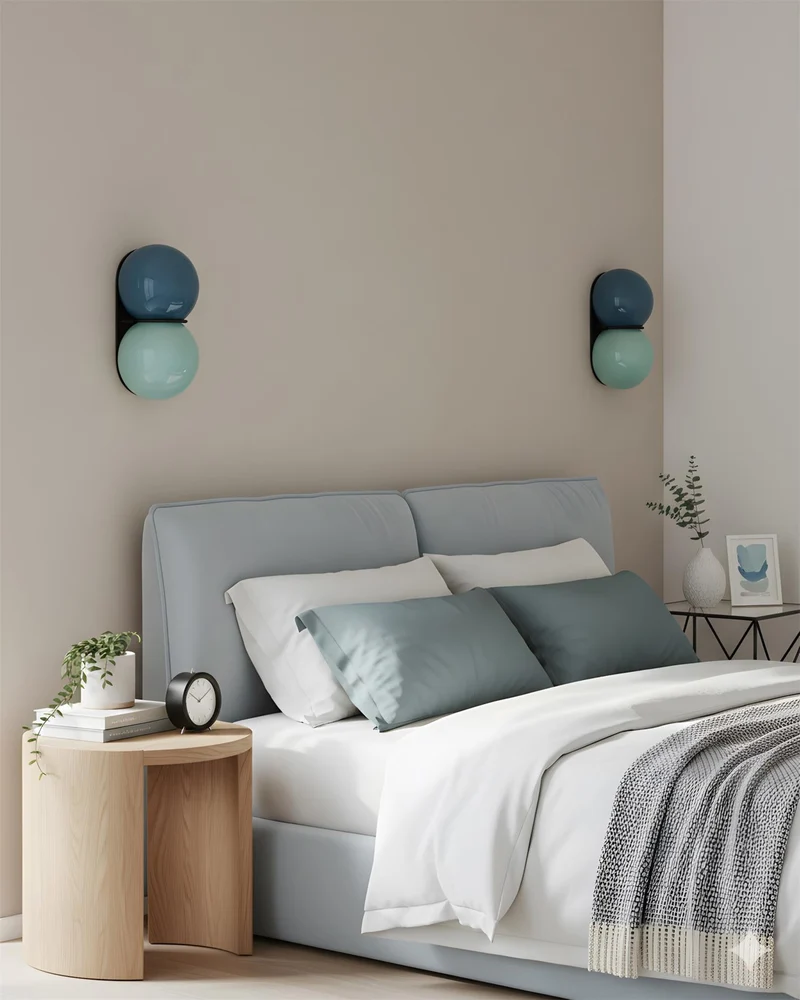 Modern double sconce wall lamp