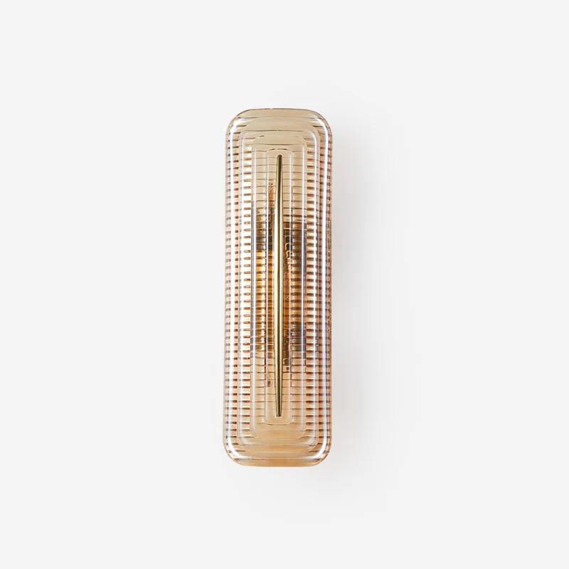 Modern curved LED wall lamp for interior lighting