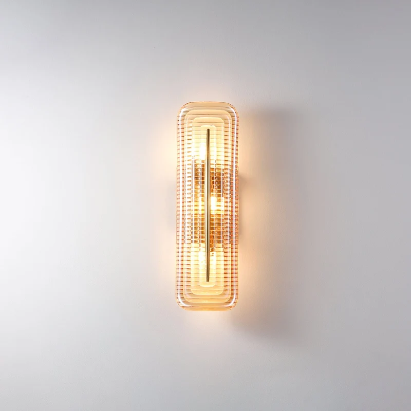Modern curved LED wall lamp for interior lighting