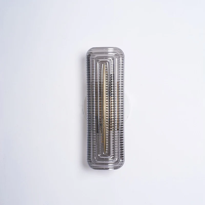 Modern curved LED wall lamp for interior lighting