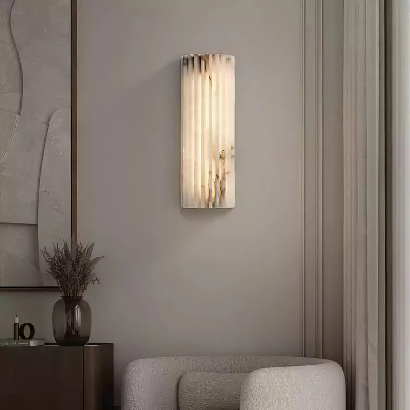 Aesthetic Alabaster Wall Lamp