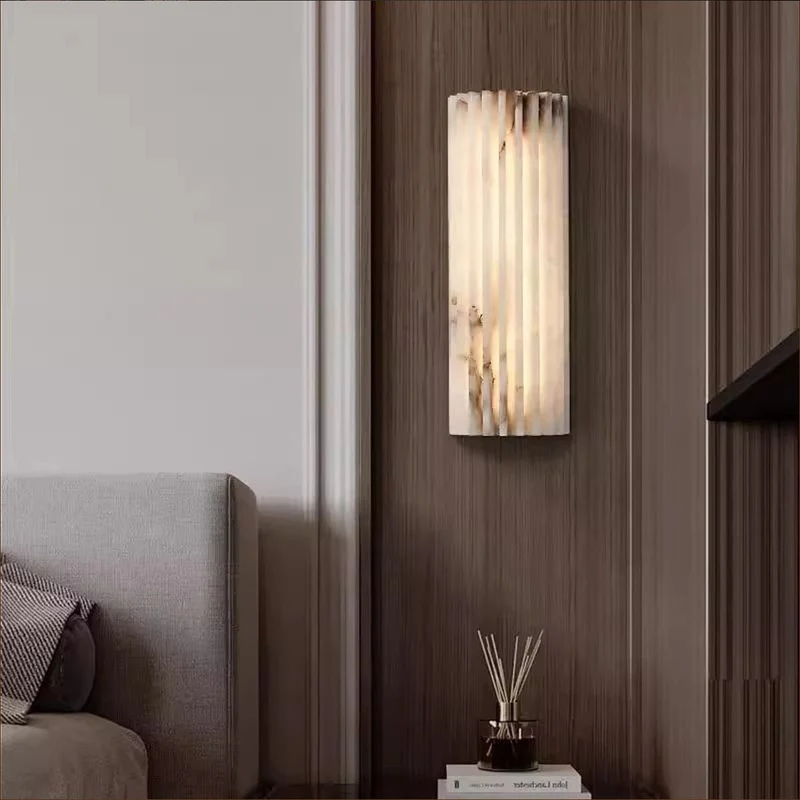 Aesthetic Alabaster Wall Lamp