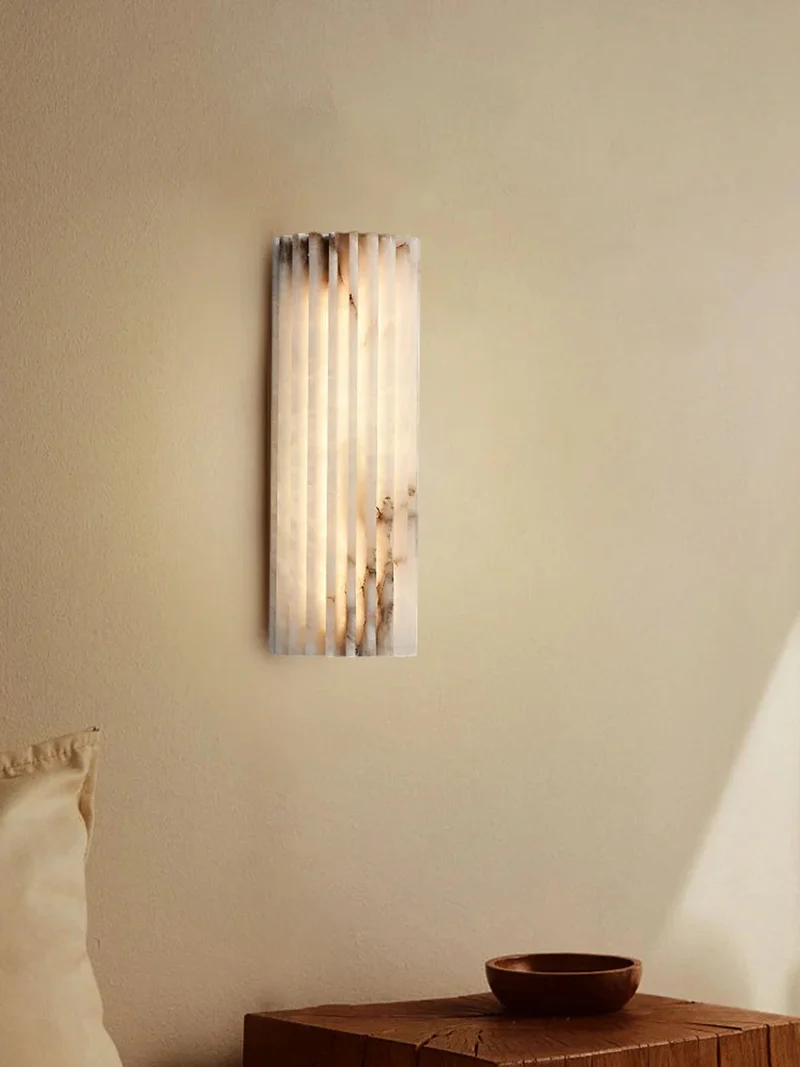 Aesthetic Alabaster Wall Lamp