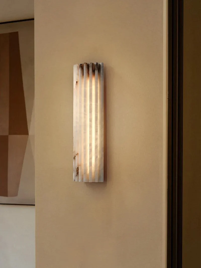 Aesthetic Alabaster Wall Lamp