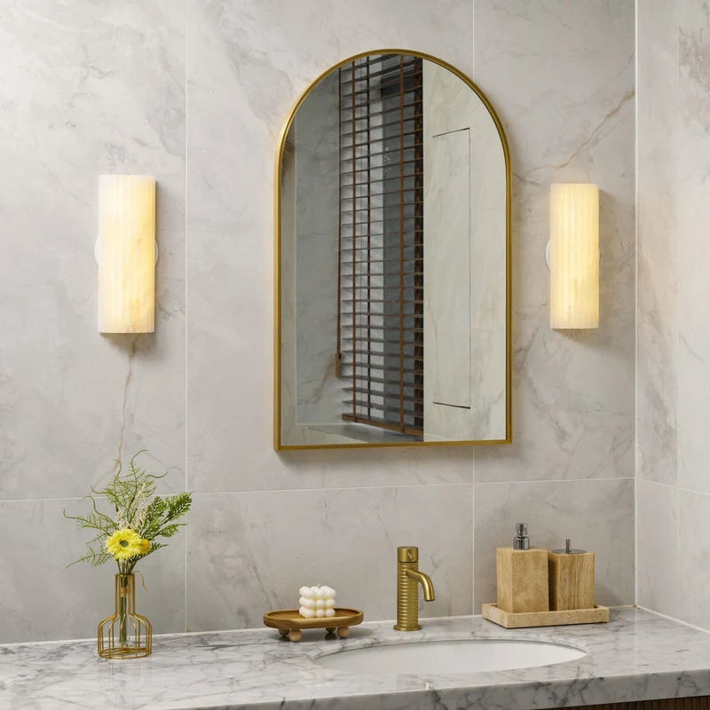 Aesthetic Alabaster Wall Lamp