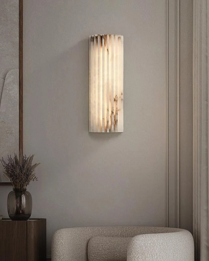 Aesthetic Alabaster Wall Lamp