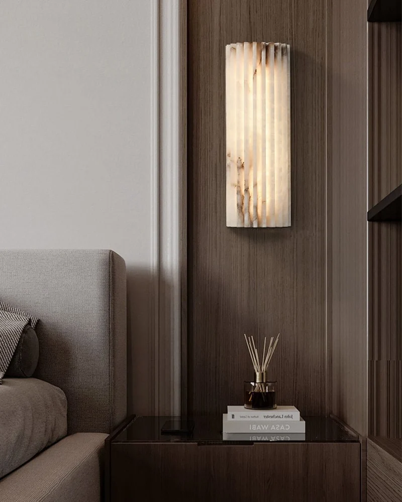 Aesthetic Alabaster Wall Lamp