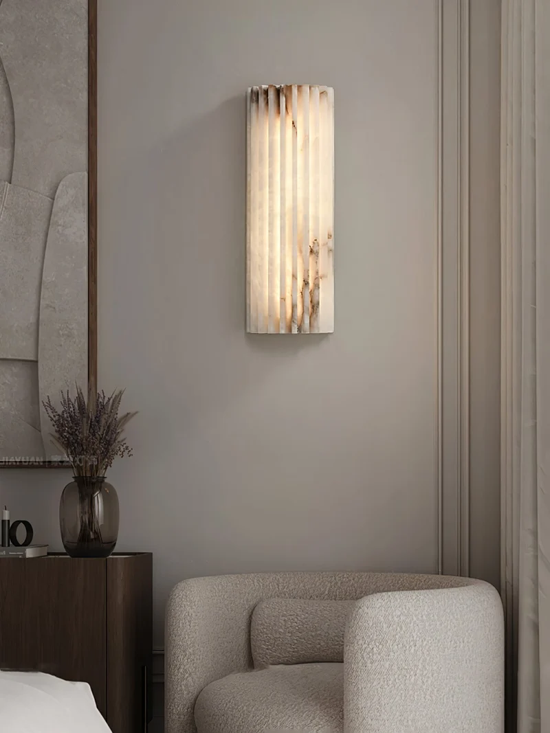 Aesthetic Alabaster Wall Lamp