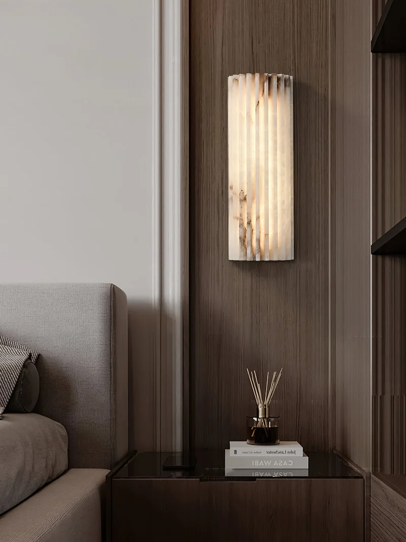 Aesthetic Alabaster Wall Lamp
