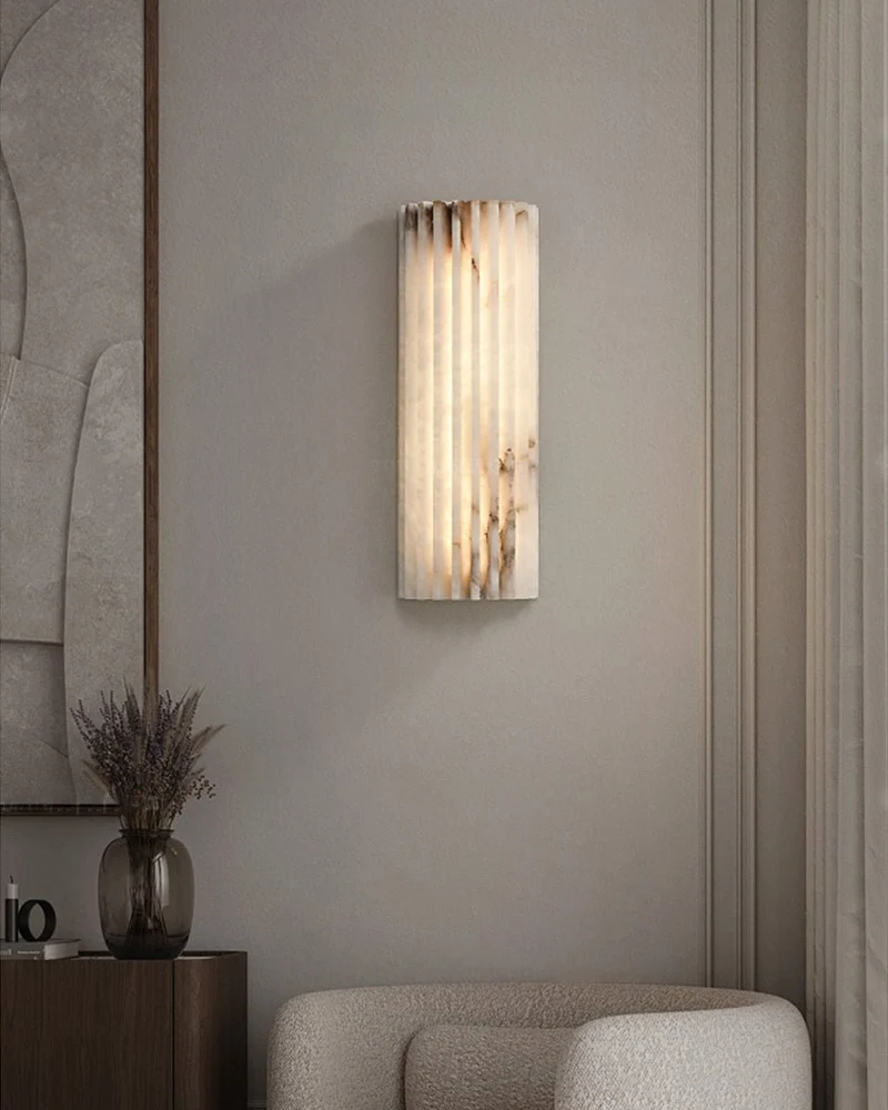 Aesthetic Alabaster Wall Lamp