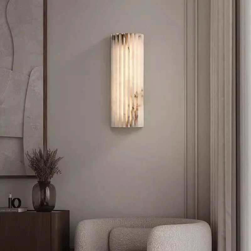 Aesthetic Alabaster Wall Lamp