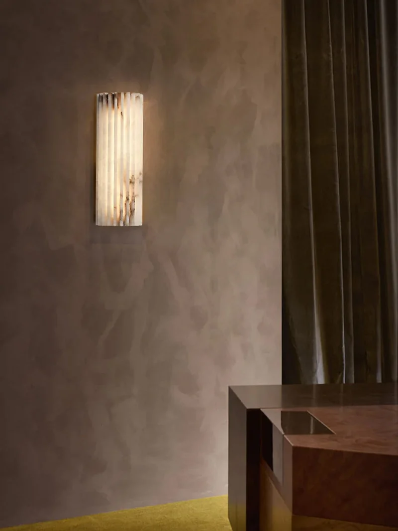 Aesthetic Alabaster Wall Lamp
