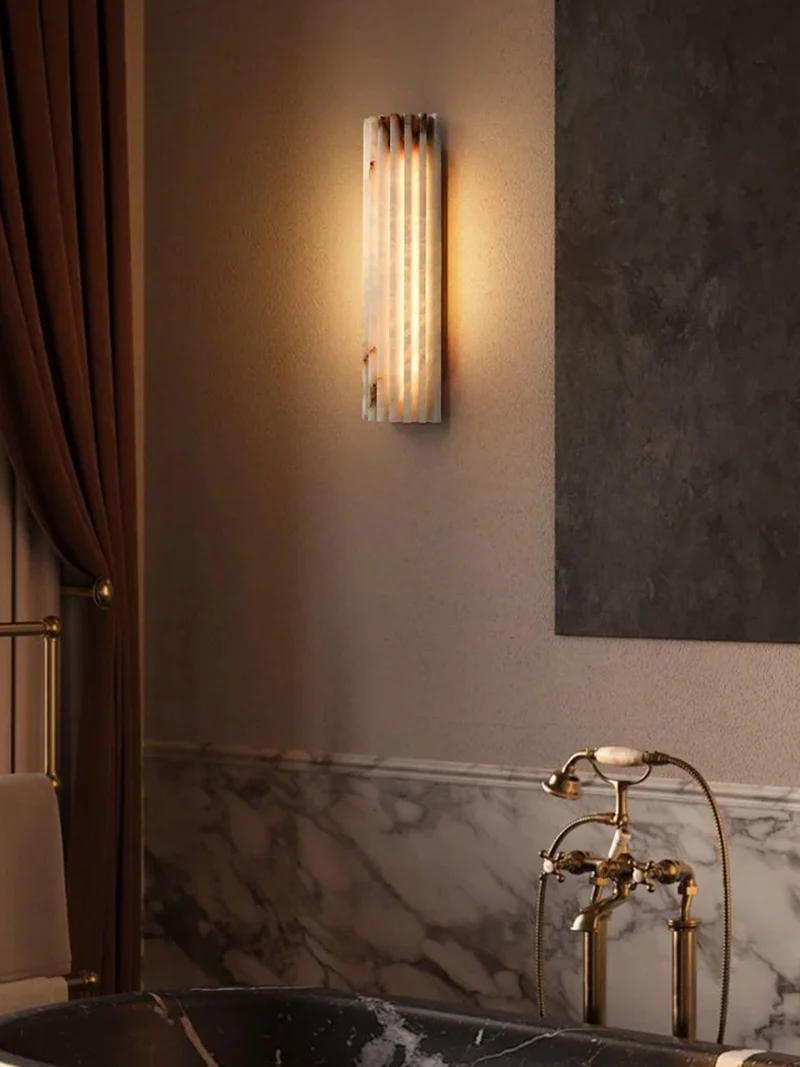 Aesthetic Alabaster Wall Lamp