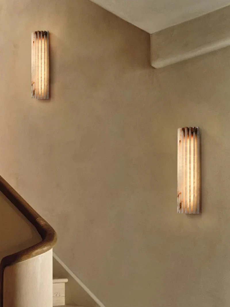 Aesthetic Alabaster Wall Lamp