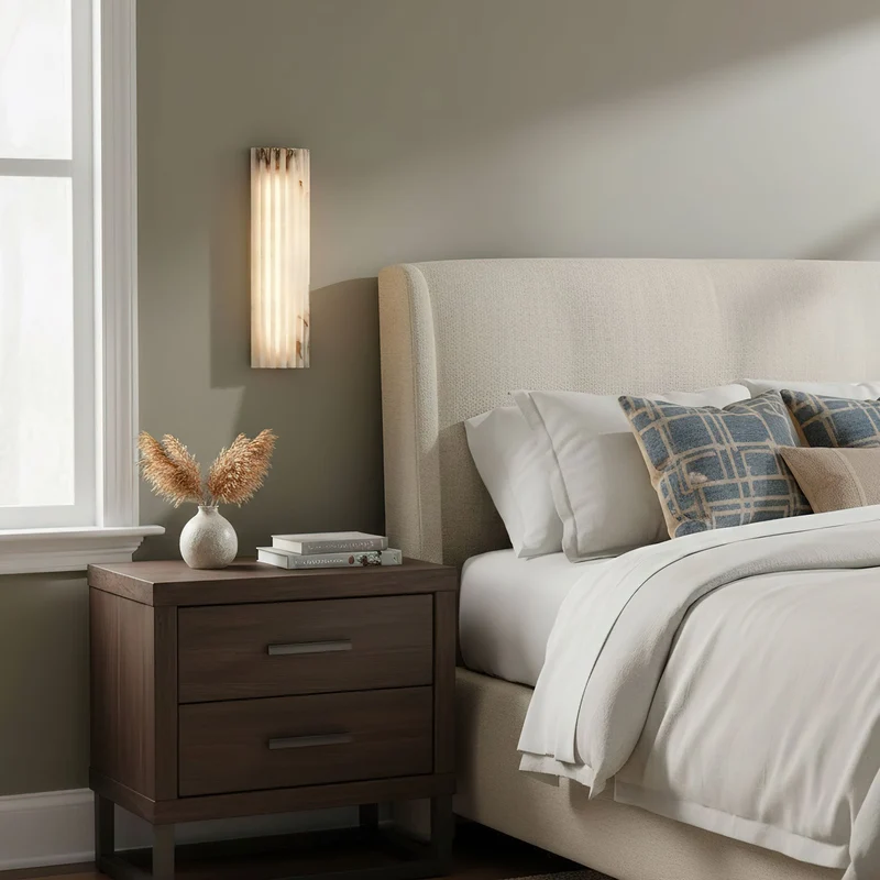 Aesthetic Alabaster Wall Lamp