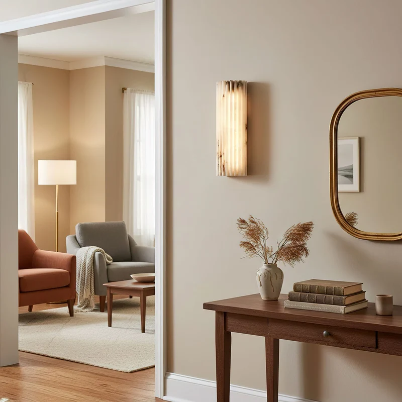 Aesthetic Alabaster Wall Lamp