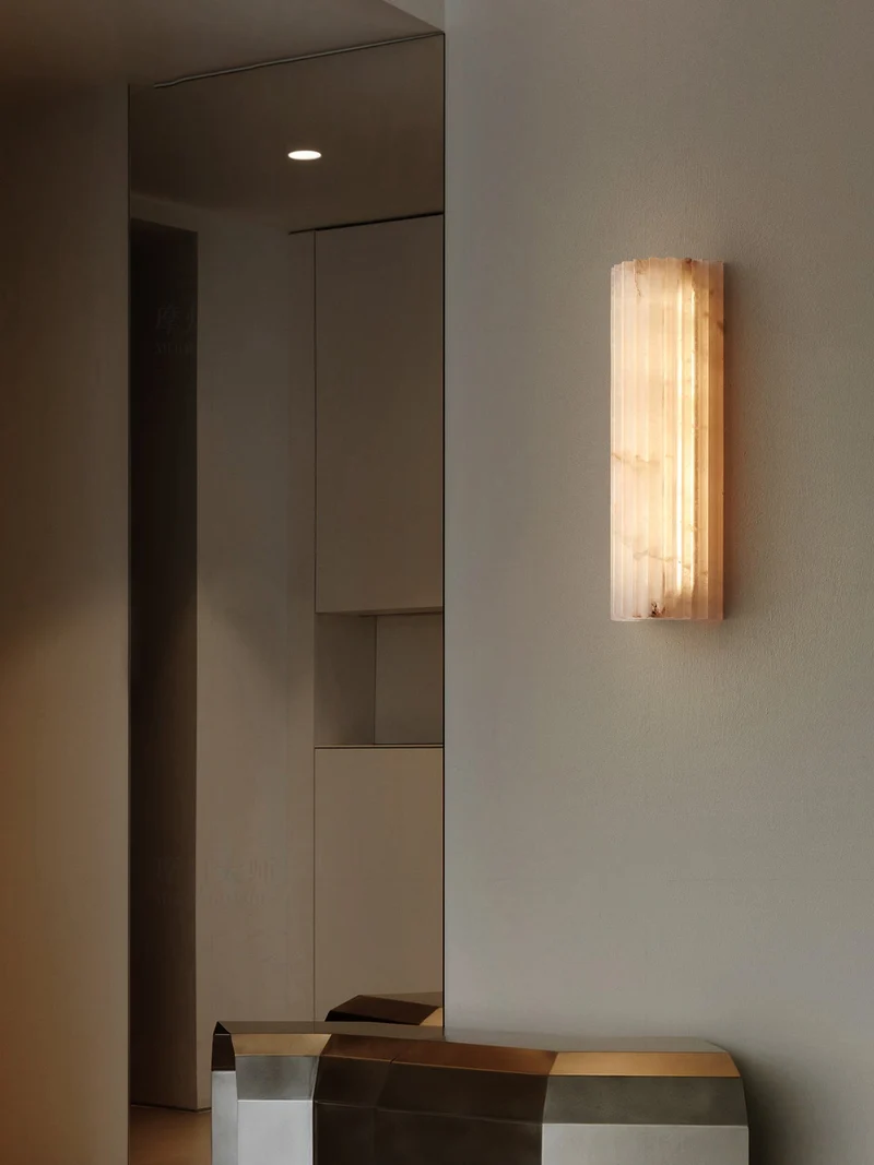 Aesthetic Alabaster Wall Lamp