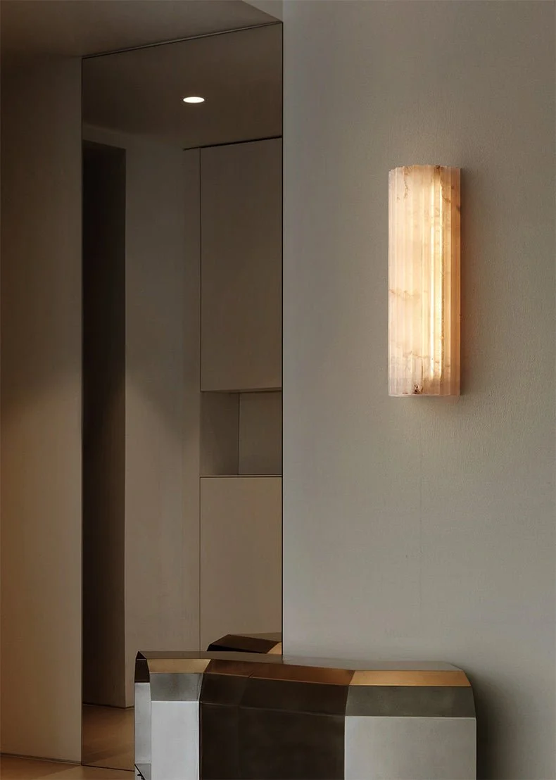 Aesthetic Alabaster Wall Lamp