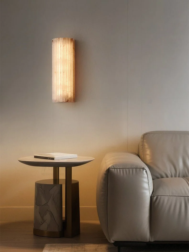 Aesthetic Alabaster Wall Lamp