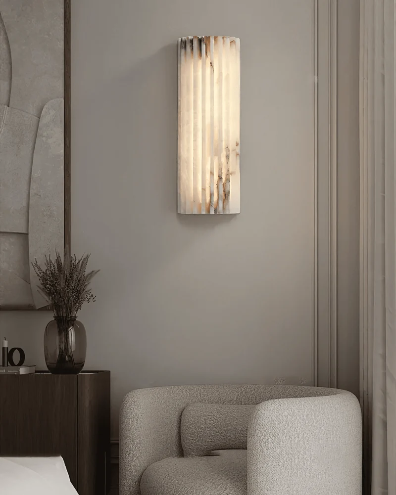 Aesthetic Alabaster Wall Lamp