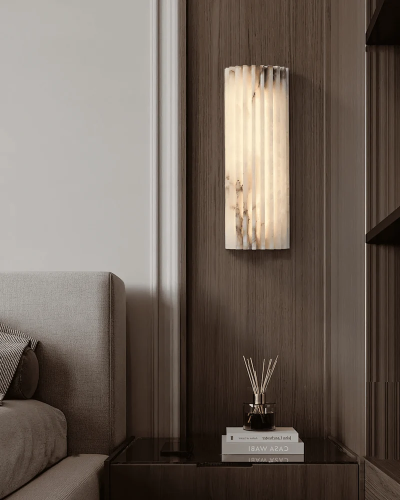 Aesthetic Alabaster Wall Lamp