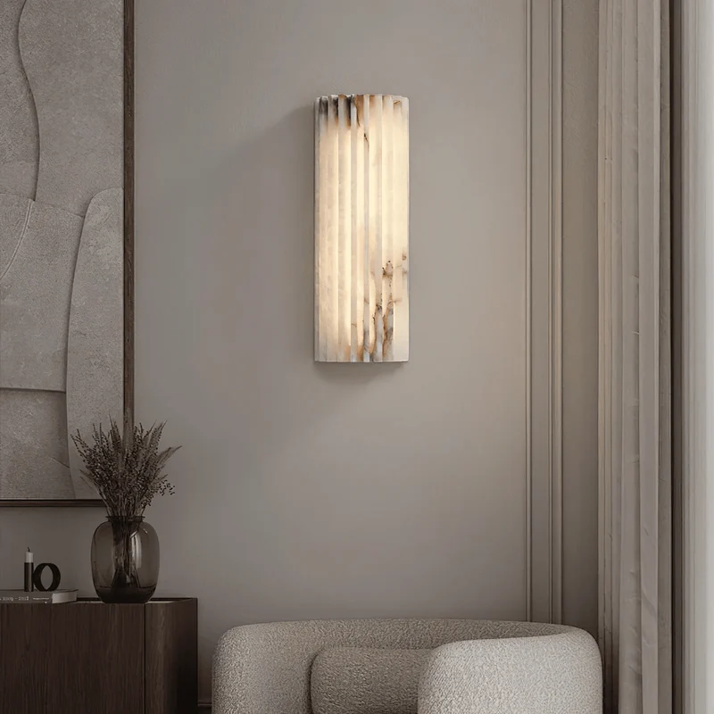 Aesthetic Alabaster Wall Lamp