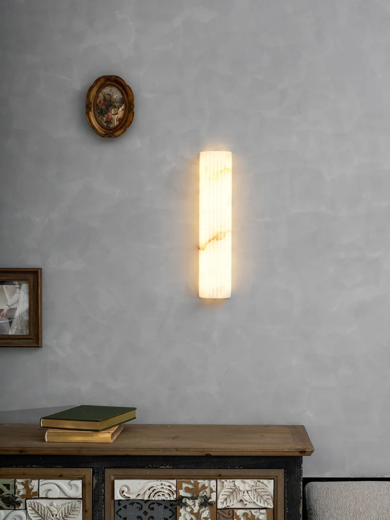 Aesthetic Alabaster Wall Lamp