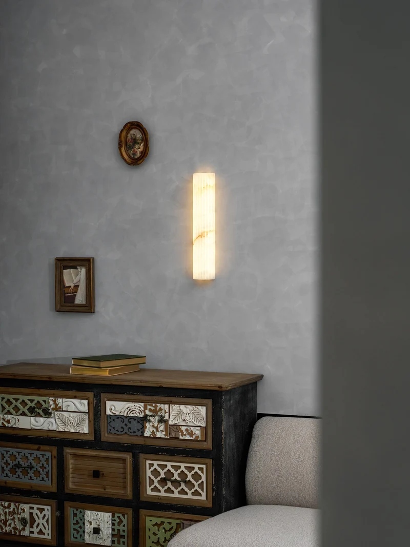 Aesthetic Alabaster Wall Lamp