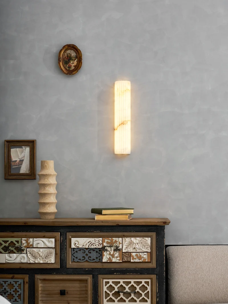 Aesthetic Alabaster Wall Lamp