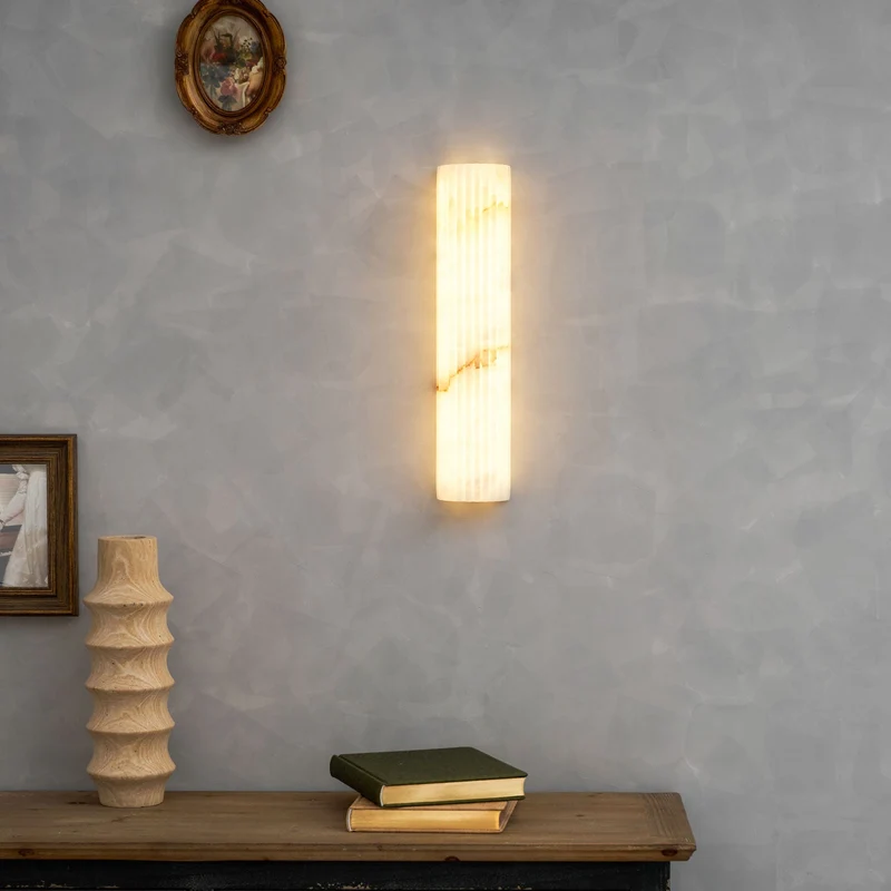 Aesthetic Alabaster Wall Lamp