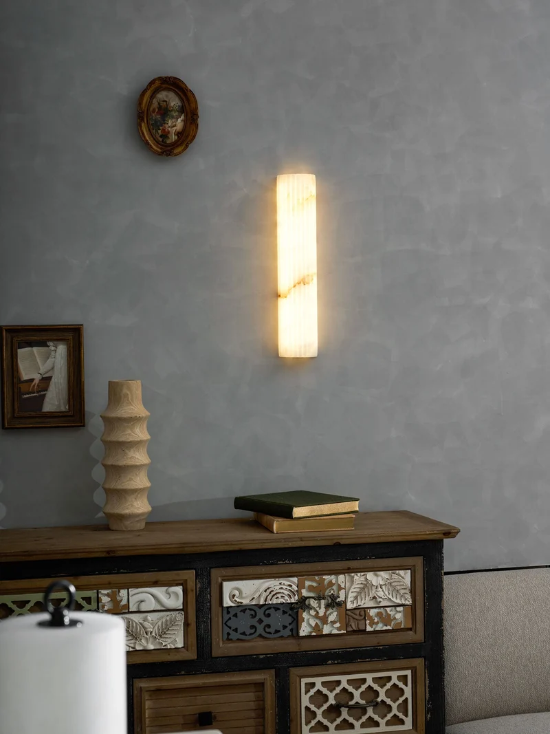 Aesthetic Alabaster Wall Lamp