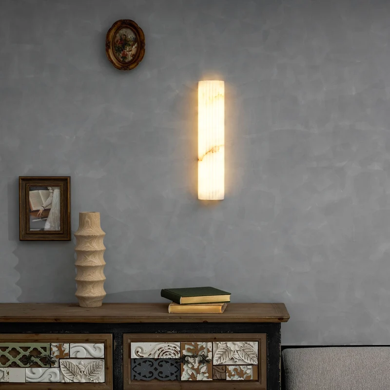 Aesthetic Alabaster Wall Lamp