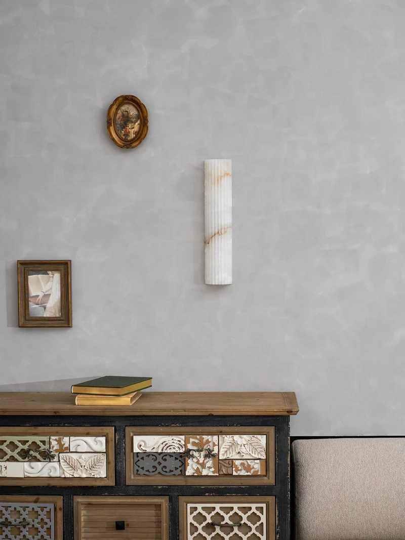 Aesthetic Alabaster Wall Lamp