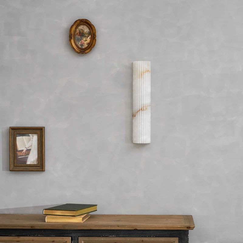 Aesthetic Alabaster Wall Lamp