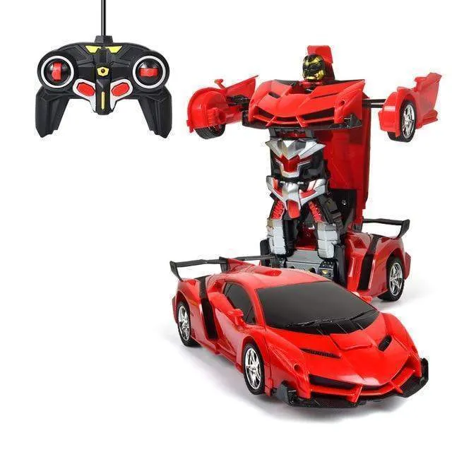 Dynamic remote-controlled LED robot car