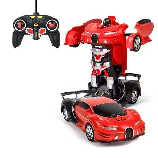 Dynamic remote-controlled LED robot car