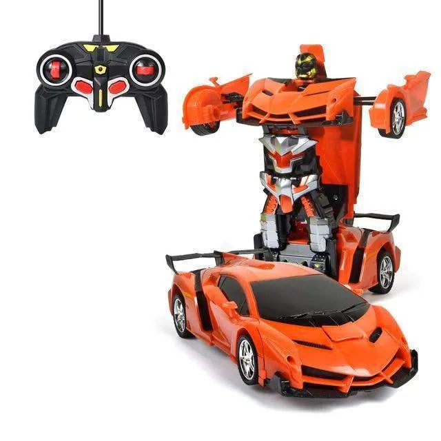 Dynamic remote-controlled LED robot car