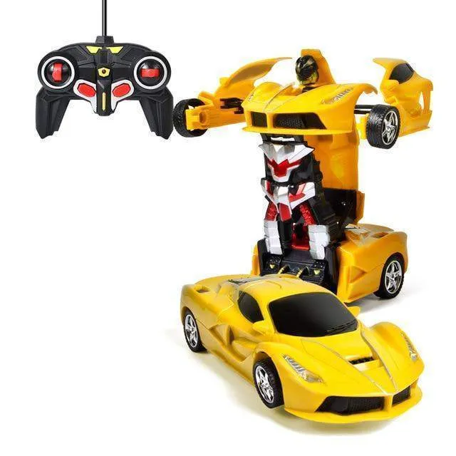Dynamic remote-controlled LED robot car