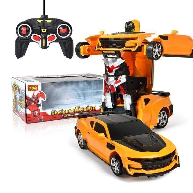 Dynamic remote-controlled LED robot car