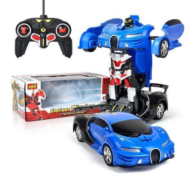 Dynamic remote-controlled LED robot car